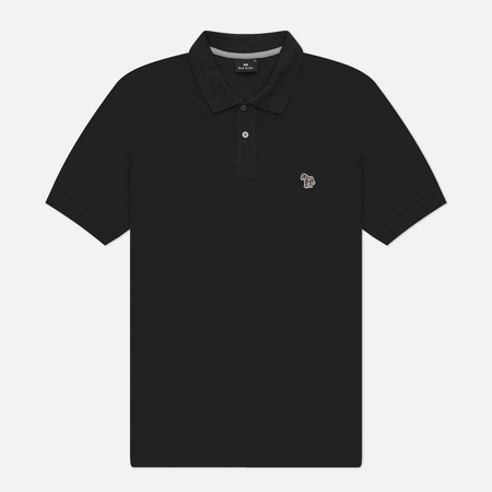  Мужское поло Paul Smith Zebra Logo Slim, цвет чёрный, размер XL