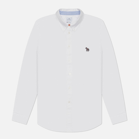   Brandshop Мужская рубашка Paul Smith Zebra Logo Tailored Fit, цвет белый, размер S