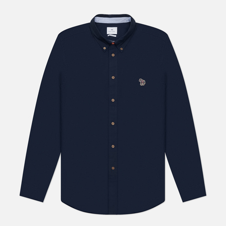   Brandshop Мужская рубашка Paul Smith Zebra Logo Tailored Fit, цвет синий, размер XXL