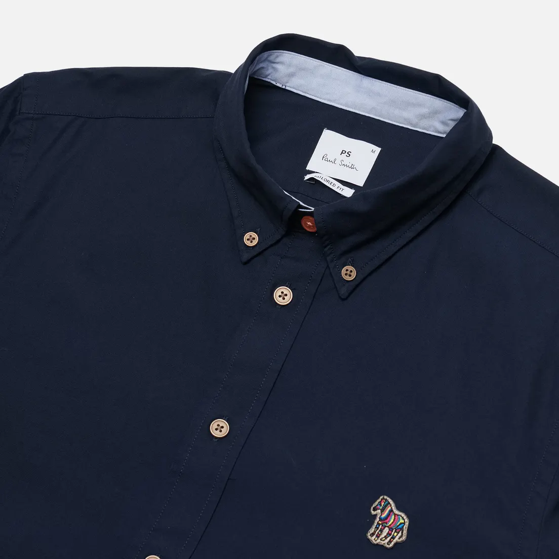 Paul Smith Мужская рубашка Zebra Logo Tailored Fit