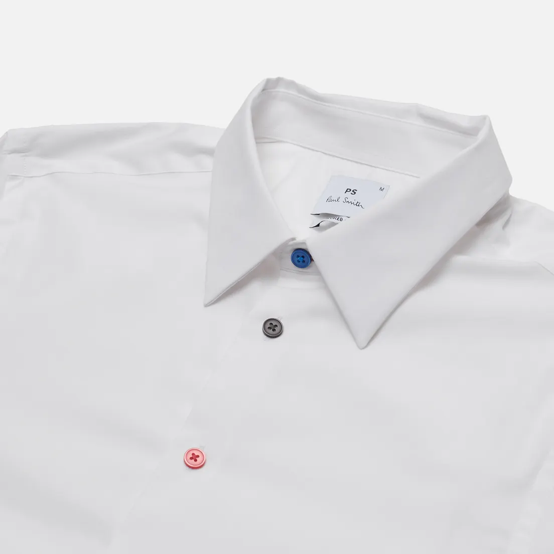 Paul Smith Мужская рубашка Multicolour Buttons Tailored Fit