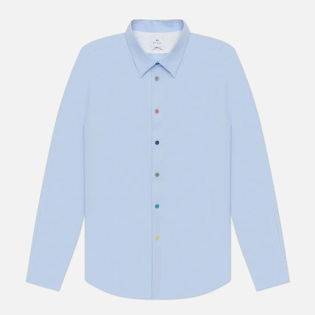 Paul Smith Мужская рубашка Multicolour Buttons Tailored Fit