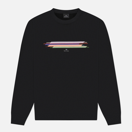 Мужская толстовка Paul Smith Casual Fit Stripe, цвет чёрный, размер S