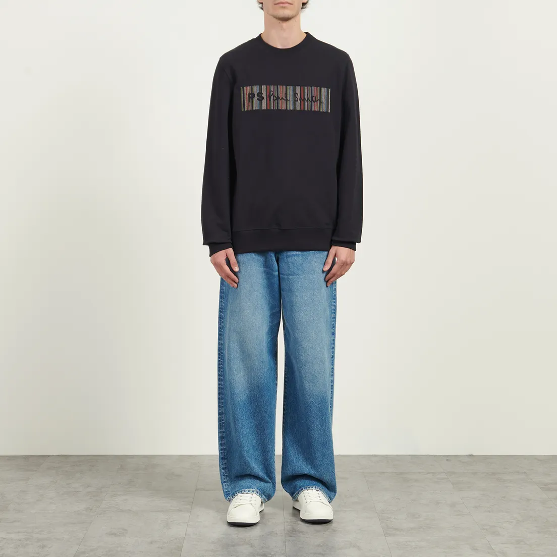 Paul Smith Мужская толстовка Stripe Embroidered Logo