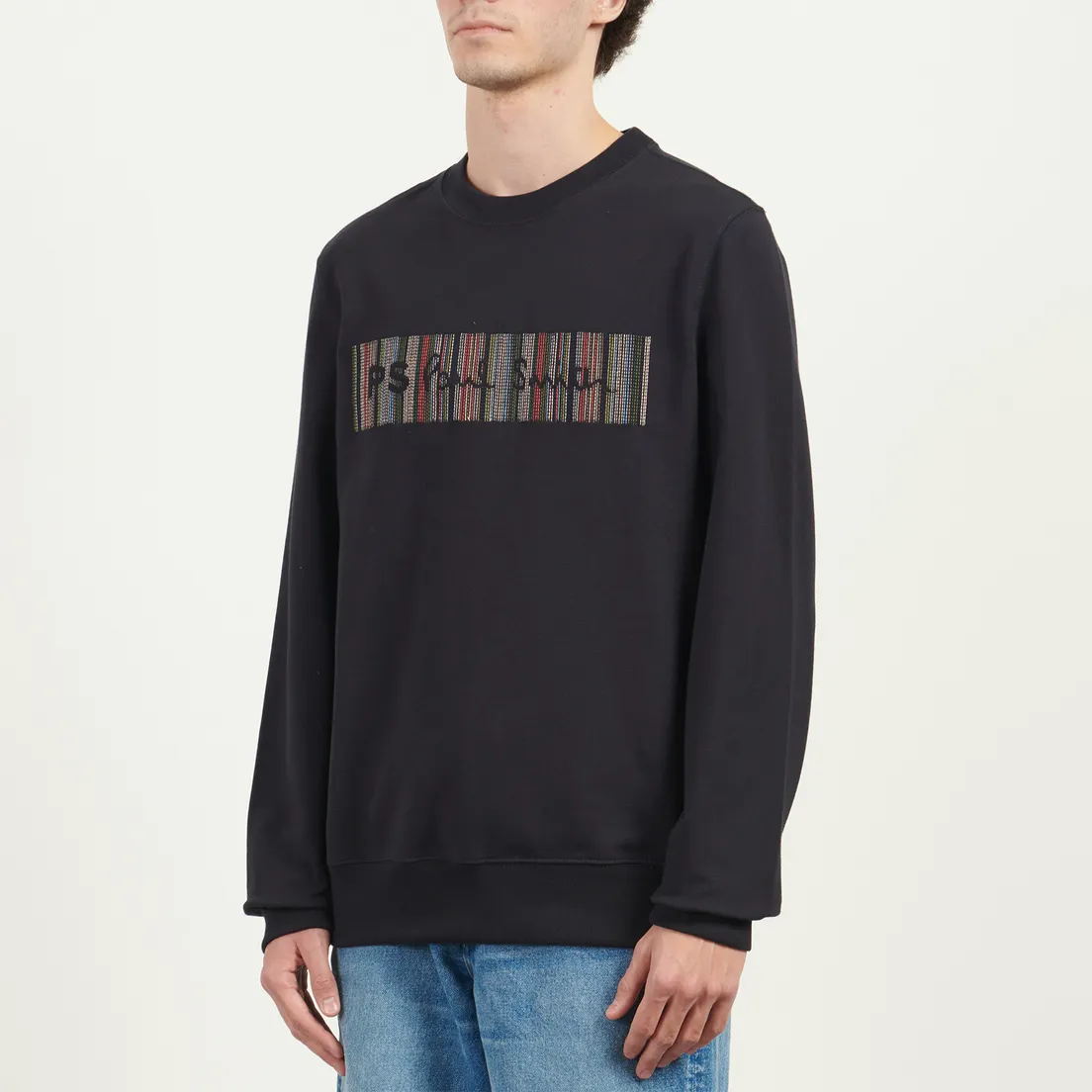 Paul Smith Мужская толстовка Stripe Embroidered Logo