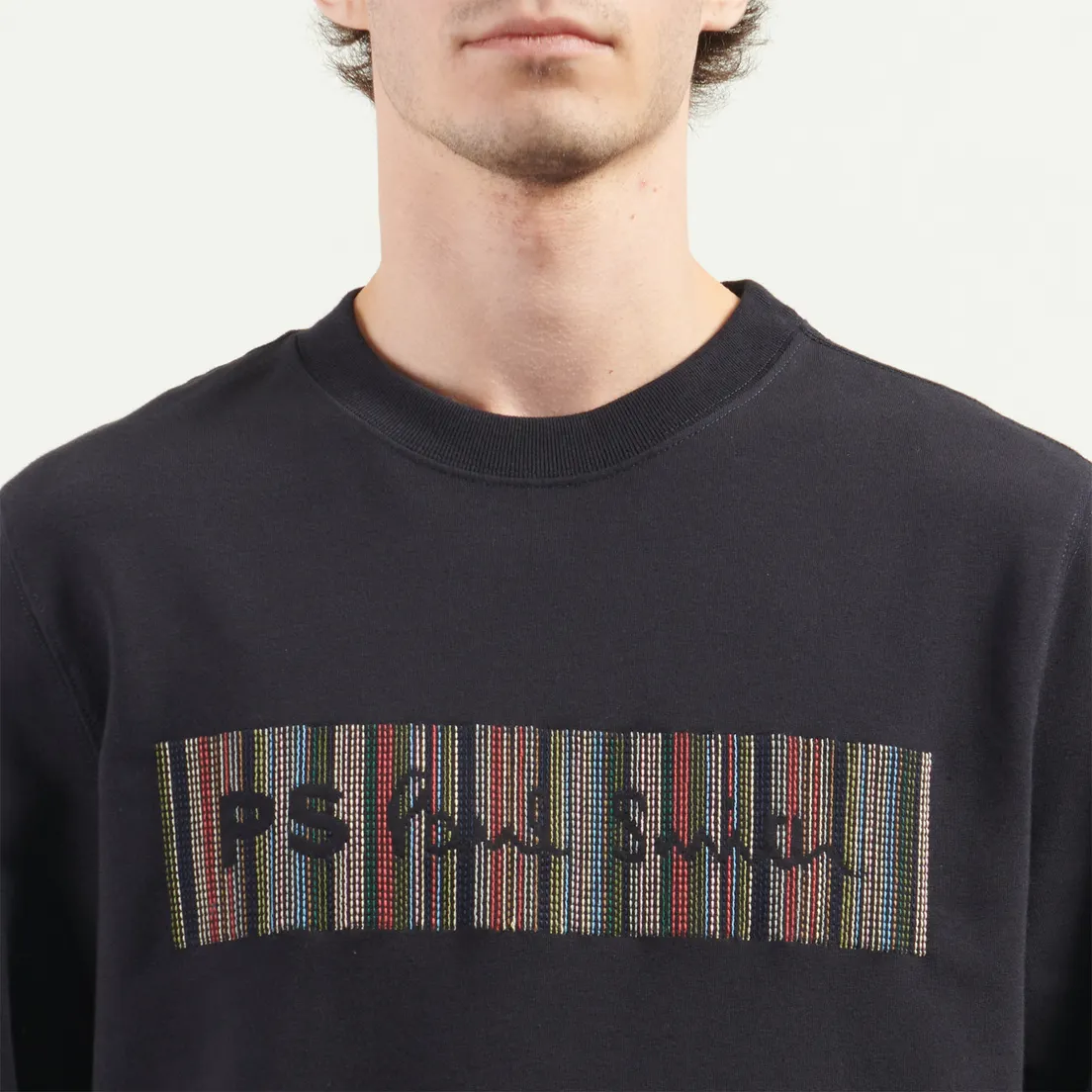 Paul Smith Мужская толстовка Stripe Embroidered Logo