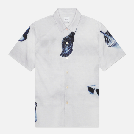 Мужская рубашка Paul Smith Casual Fit Cotton, цвет серый, размер S