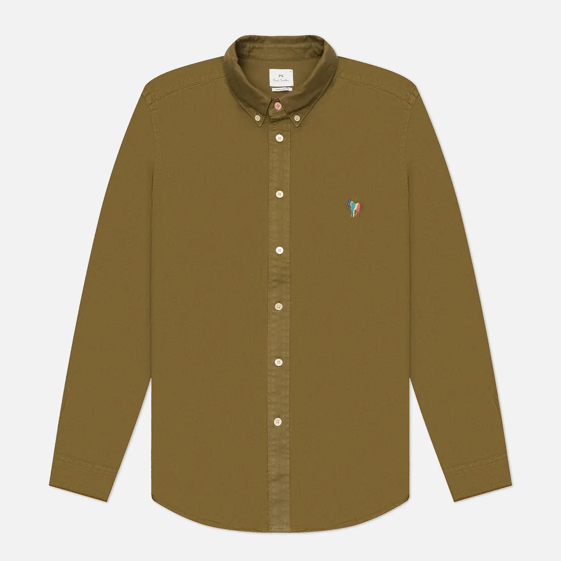 Paul Smith Мужская рубашка Zebra Logo Regular Fit