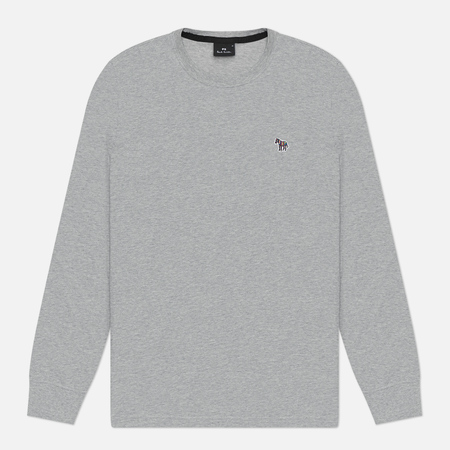   Brandshop Мужской лонгслив Paul Smith Zebra Logo Regular, цвет серый, размер L