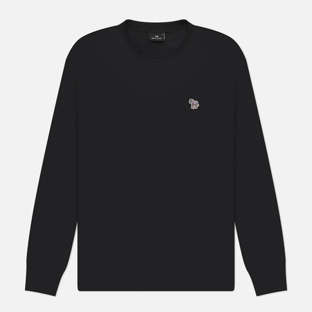  Мужской лонгслив Paul Smith Zebra Logo Regular, цвет чёрный, размер XXL