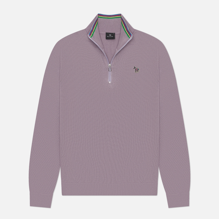 Мужской свитер Paul Smith Zip Neck Zebra Bad, цвет фиолетовый, размер S
