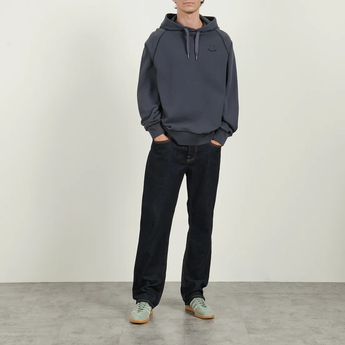Paul Smith Мужская толстовка PS Happy Embroidered Hoodie