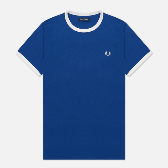 Мужская футболка Fred Perry Ringer Nautical Blue