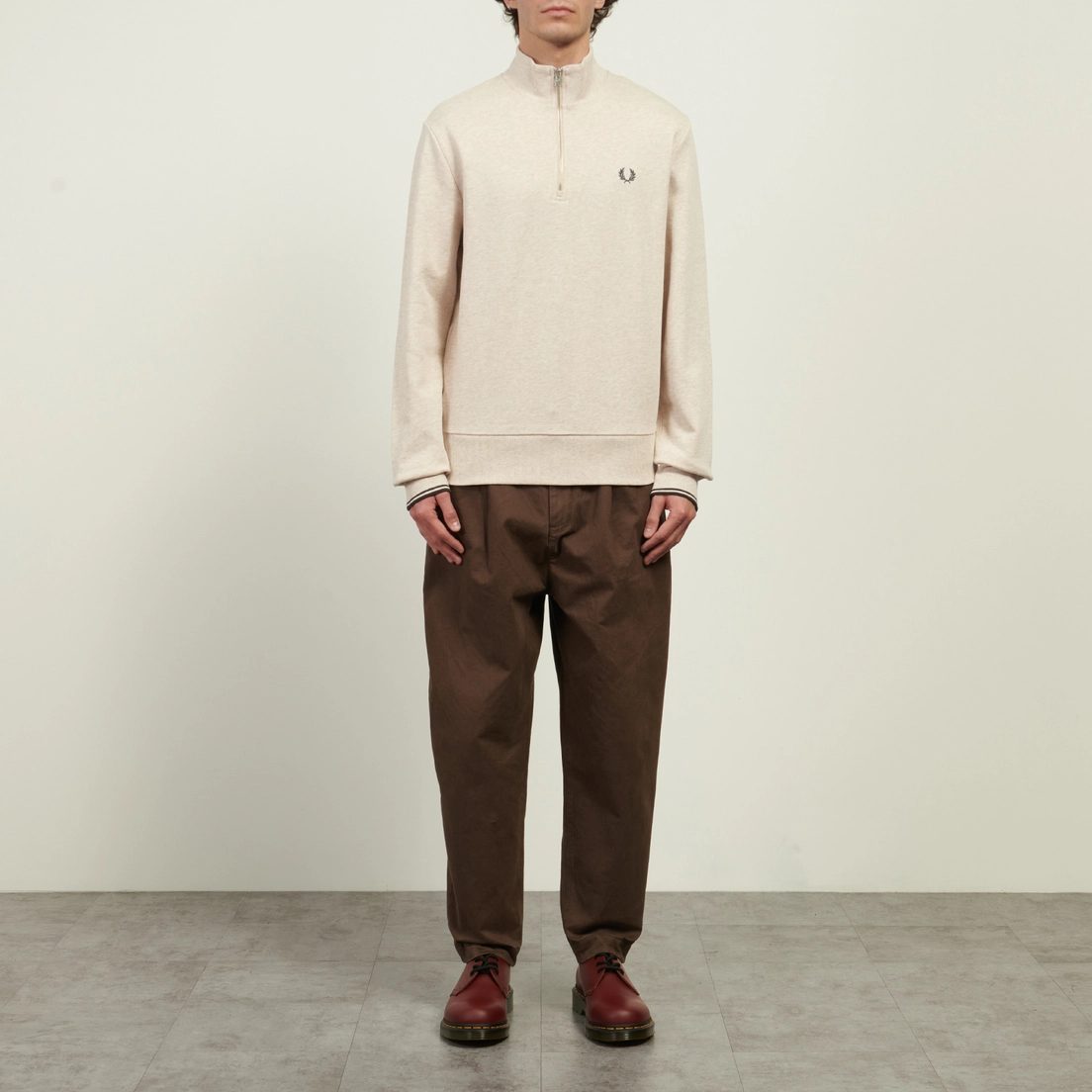 Fred Perry Мужская толстовка Half Zip