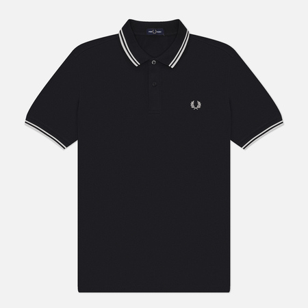  Мужское поло Fred Perry M3600, цвет чёрный, размер M