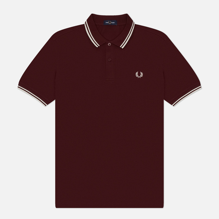 Мужское поло Fred Perry M3600, цвет бордовый, размер M