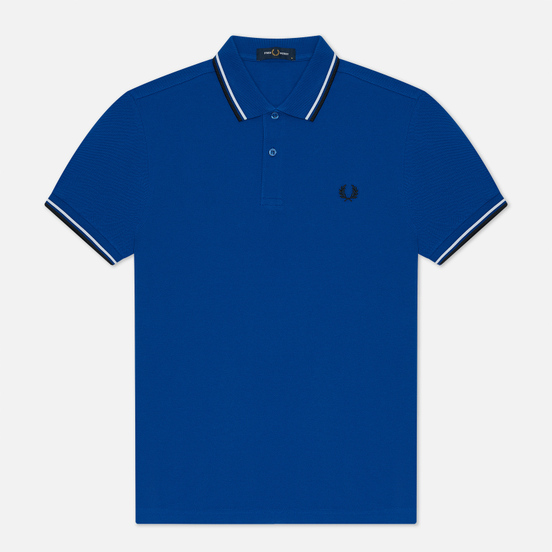 Мужское поло Fred Perry M3600 Twin Tipped Cobalt/White/Black