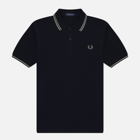 Мужское поло Fred Perry M3600 Twin Tipped, цвет синий, размер M