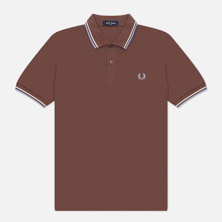   Brandshop Мужское поло Fred Perry M3600, цвет коричневый, размер M