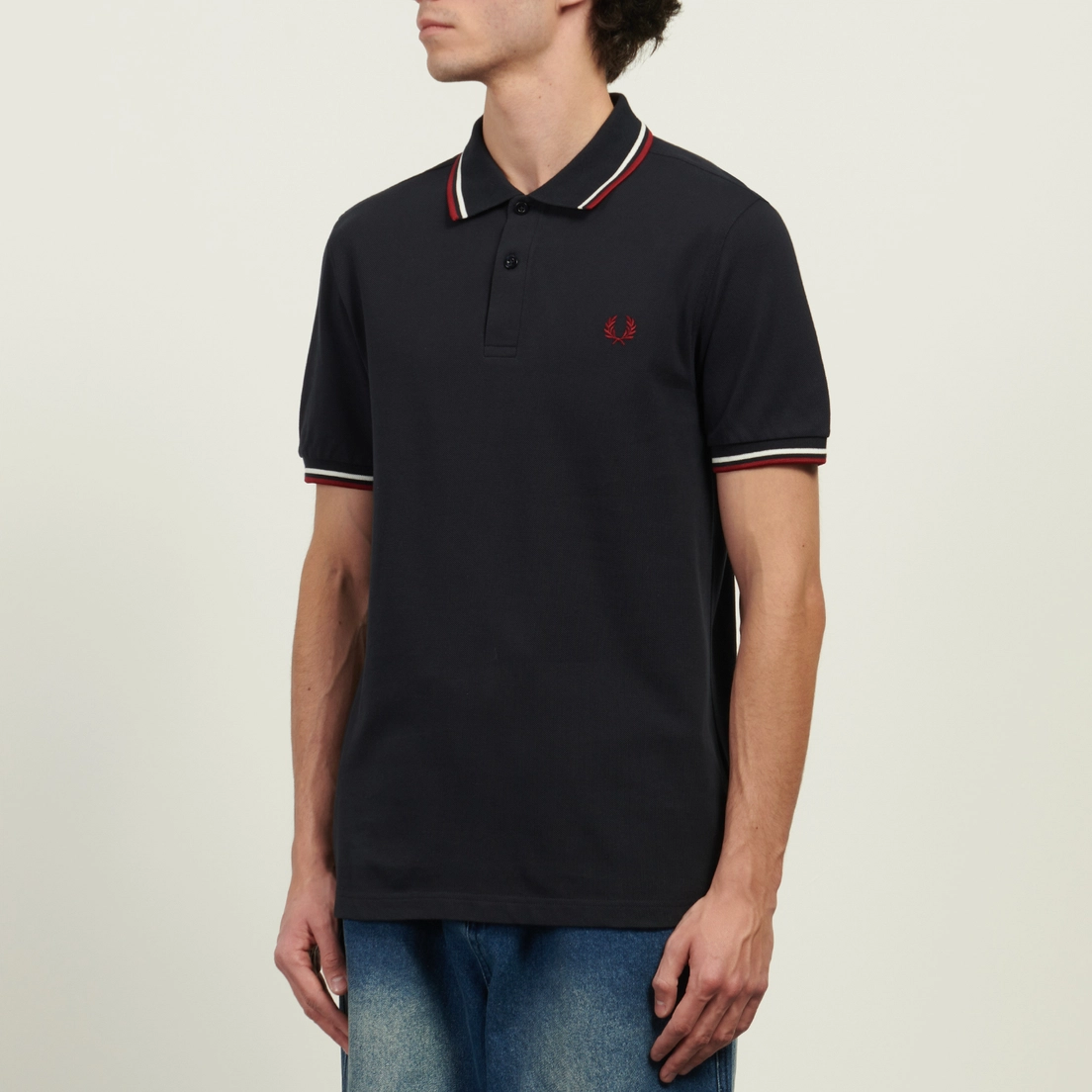 Fred Perry Мужское поло M3600 Twin Tipped