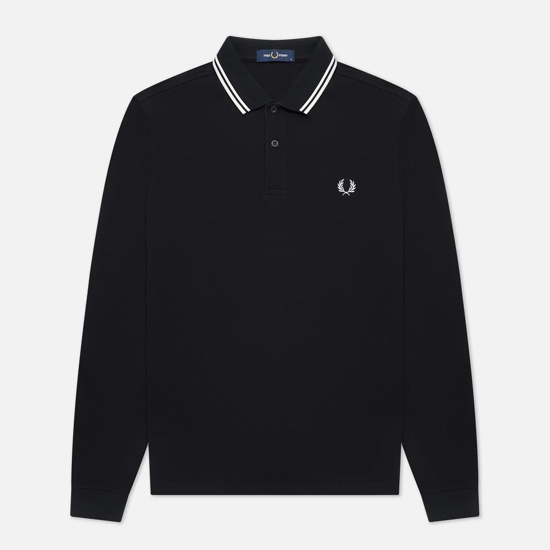 Fred Perry Мужской лонгслив Polo Twin Tipped