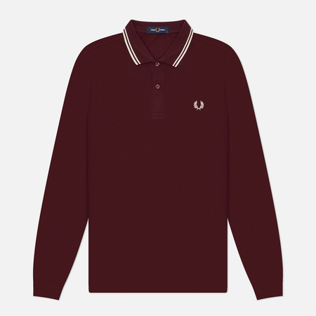 Мужской лонгслив Fred Perry M3636, цвет бордовый, размер XXL
