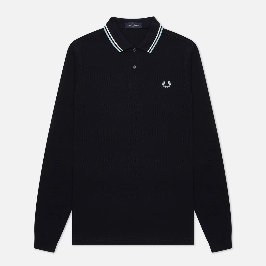 Fred Perry Мужской лонгслив Polo Twin Tipped