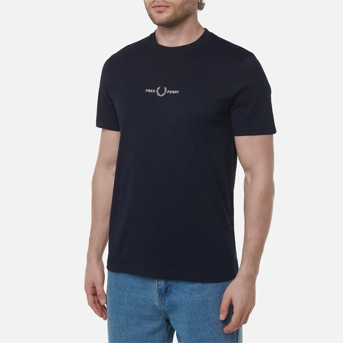 Fred Perry Мужская футболка Embroidered Regular