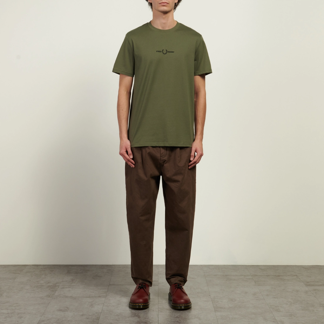 Fred Perry Мужская футболка Embroidered Regular