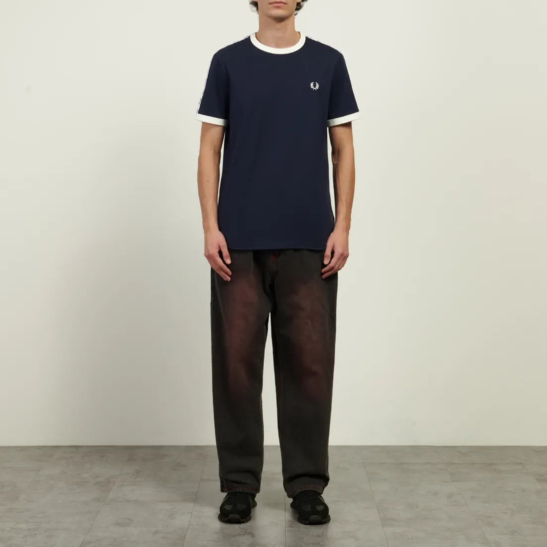 Fred Perry Мужская футболка Taped Ringer Regular