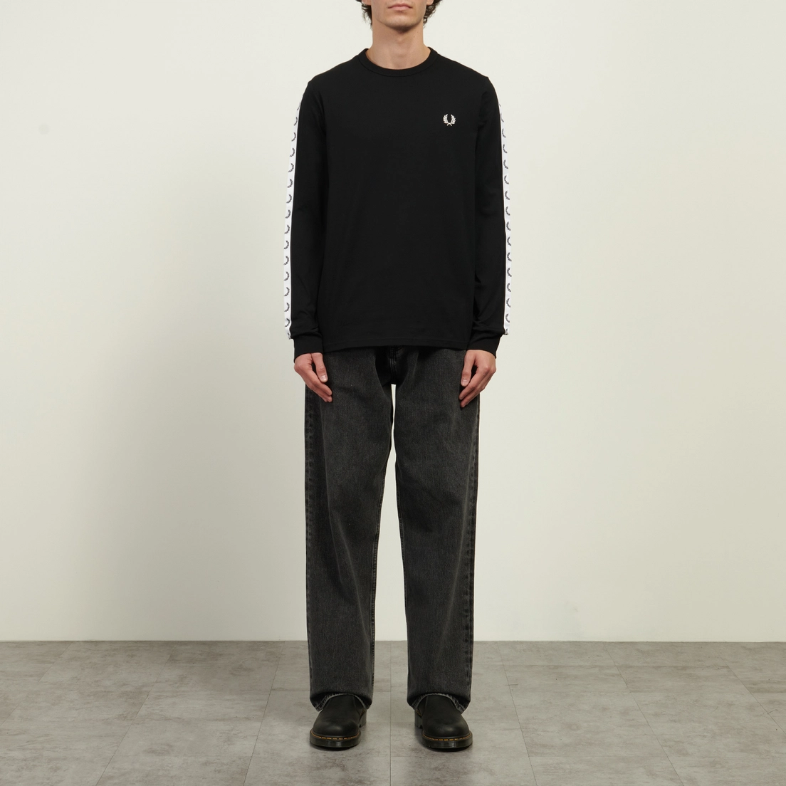 Fred Perry Мужской лонгслив Taped