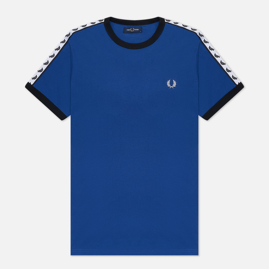 Мужская футболка Fred Perry Taped Ringer Nautical Blue