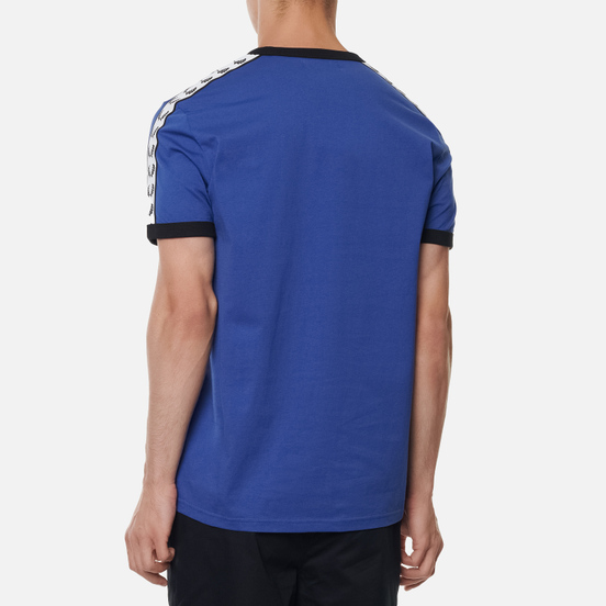 Мужская футболка Fred Perry Taped Ringer Nautical Blue