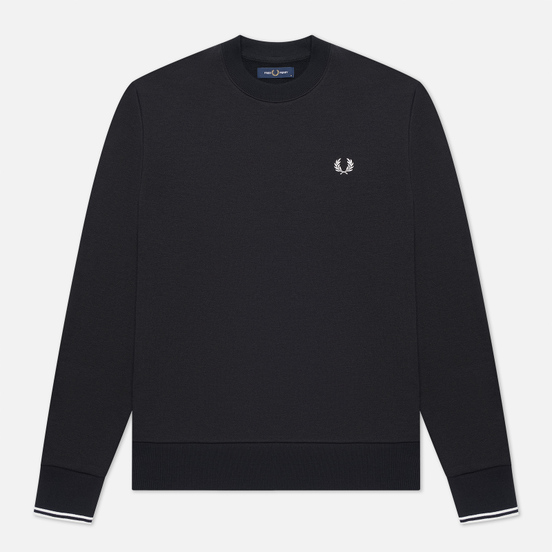 Мужская толстовка Fred Perry Crew Neck Black/White