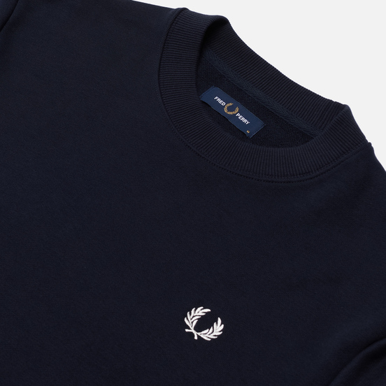 Мужская толстовка Fred Perry Crew Neck Navy/White