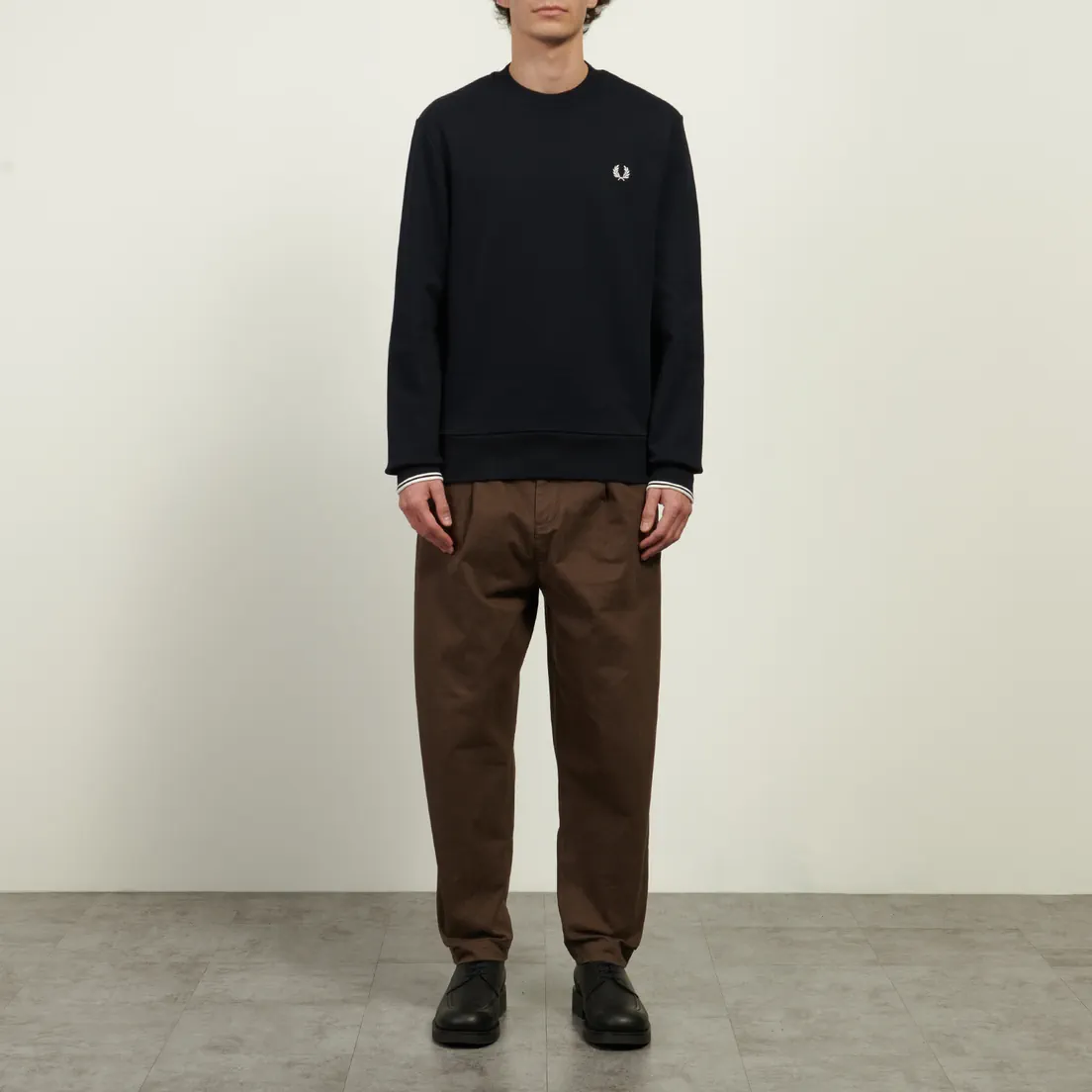 Fred Perry Мужская толстовка Crew Neck