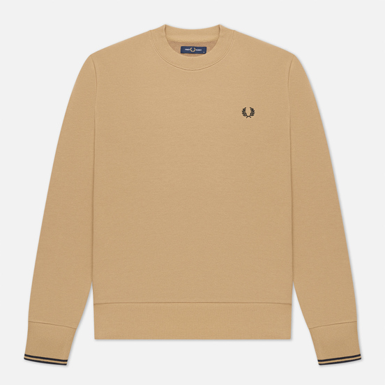 Мужская толстовка Fred Perry Crew Neck Warm Stone