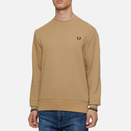 Мужская толстовка Fred Perry Crew Neck Warm Stone