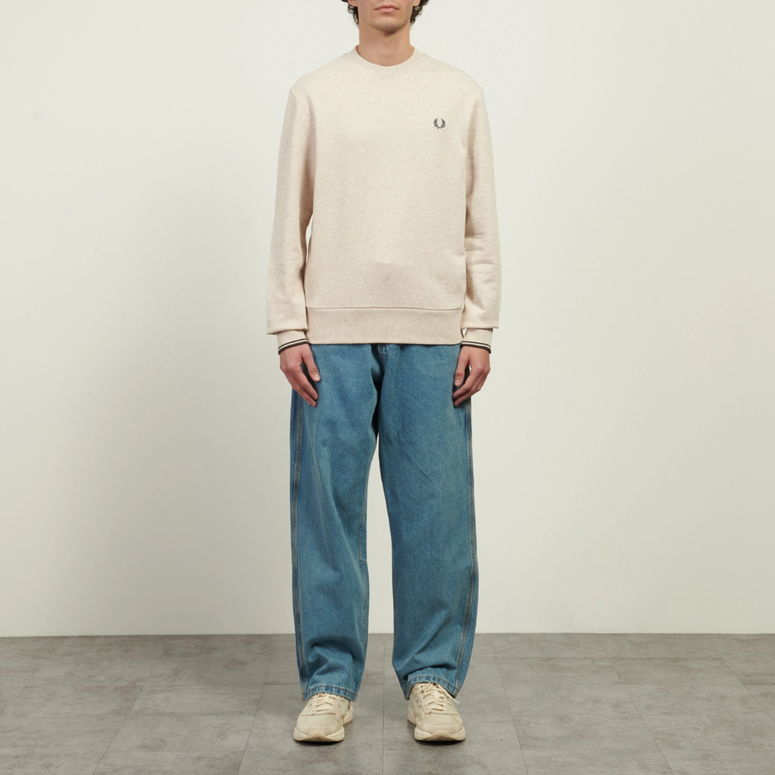 Fred Perry Мужская толстовка Crew Neck