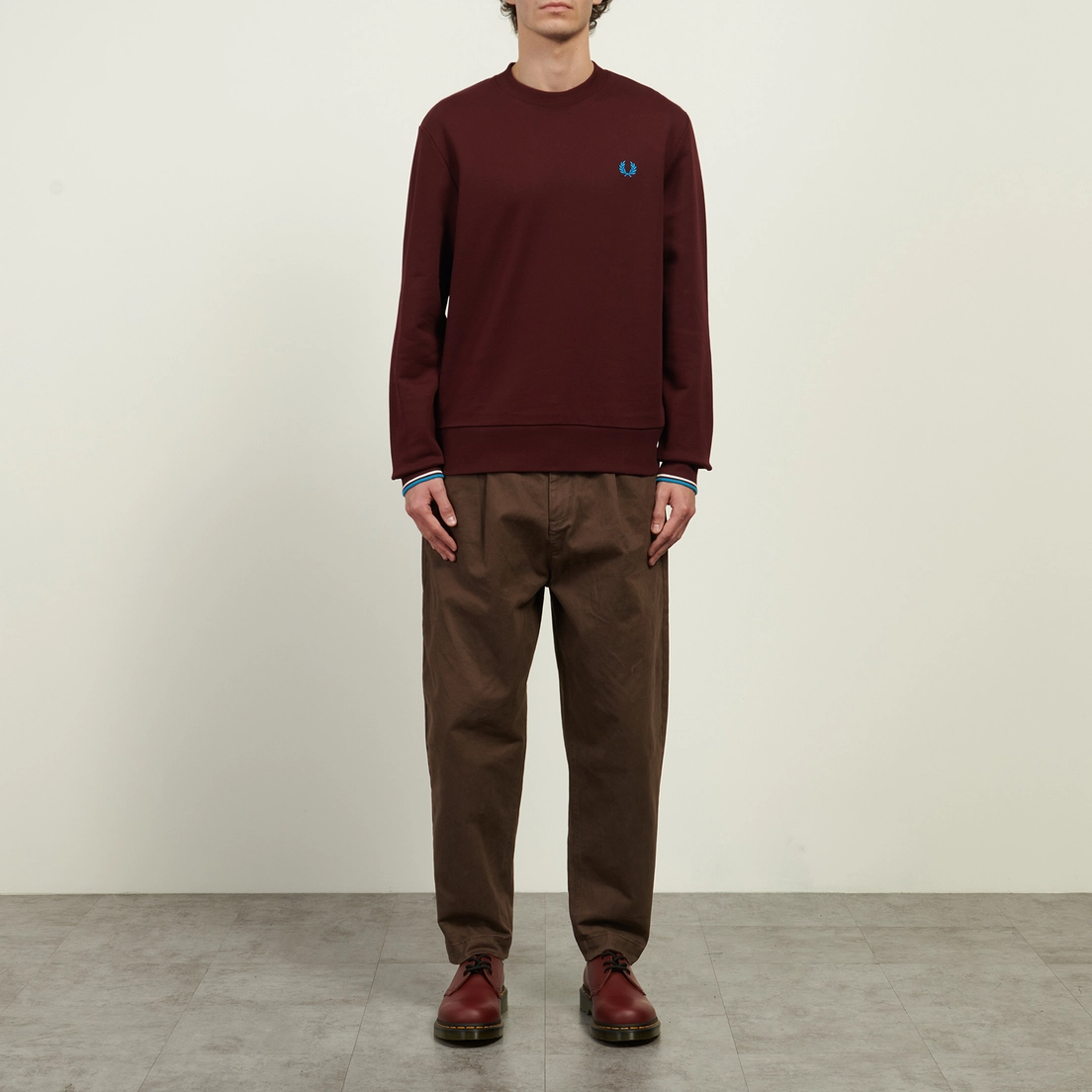 Fred Perry Мужская толстовка Crew Neck