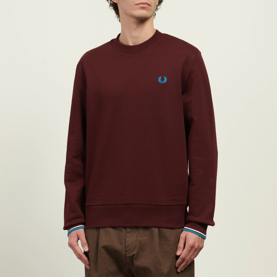 Fred Perry Мужская толстовка Crew Neck