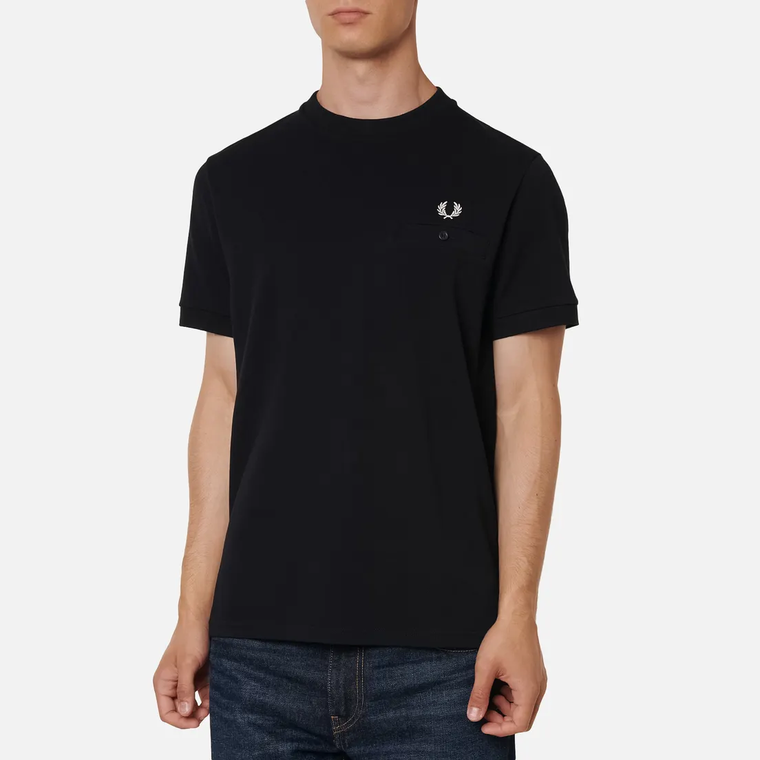 Fred Perry Мужская футболка Modernist Streetwear Pocket Detail Pique