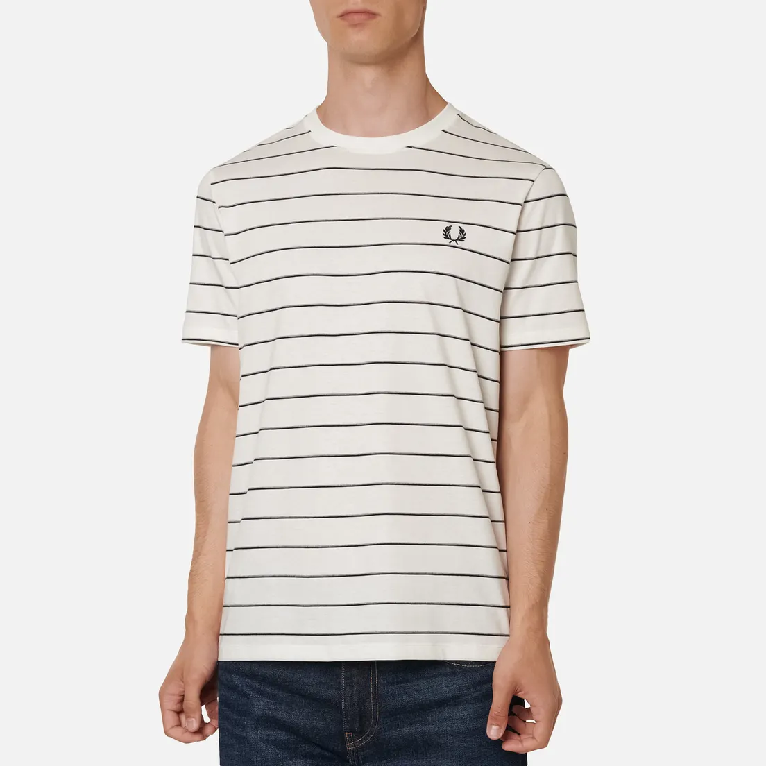 Fred Perry Мужская футболка Colour Block Fine Stripe
