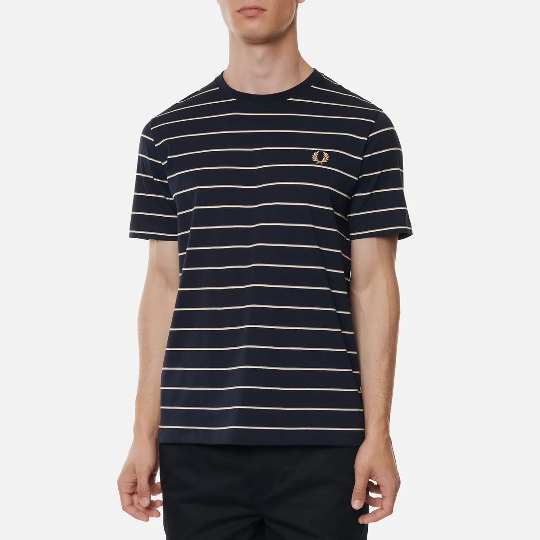 Fred Perry Мужская футболка Colour Block Fine Stripe