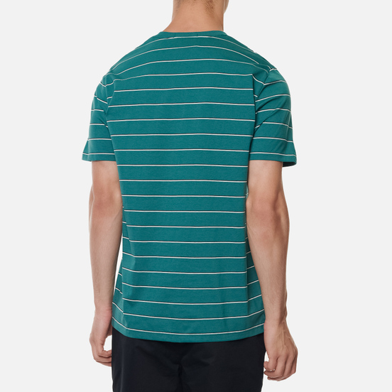 Мужская футболка Fred Perry Colour Block Fine Stripe Light Petrol