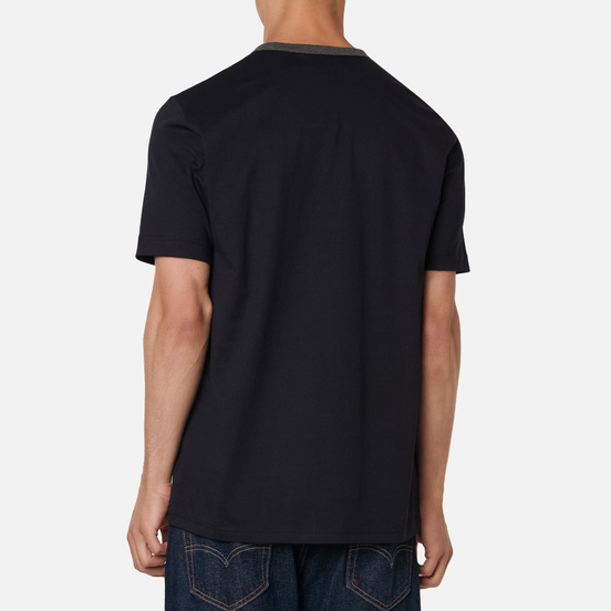 Мужская футболка Fred Perry Modernist Streetwear Branded Navy