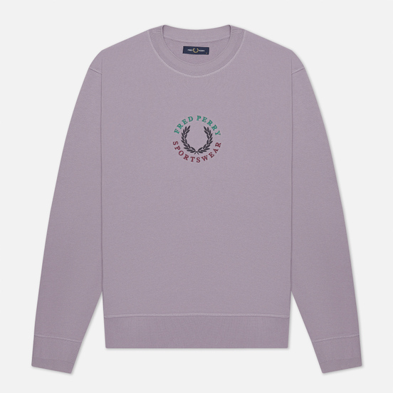 Мужская толстовка Fred Perry Modernist Streetwear Global Branded Lavendar Ash