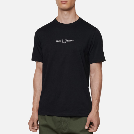 Мужская футболка Fred Perry Colour Block Graphic Black