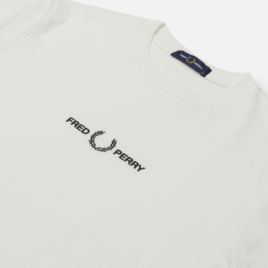 Мужская футболка Fred Perry Colour Block Graphic Snow White