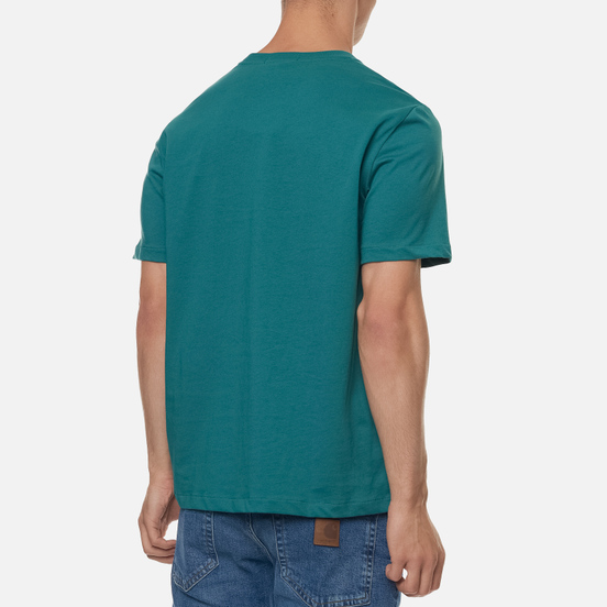 Мужская футболка Fred Perry Colour Block Graphic Light Petrol
